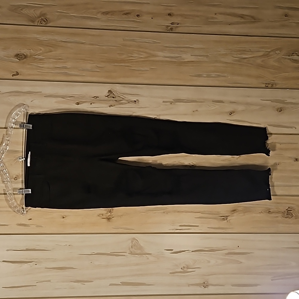 Black ripped jeans
